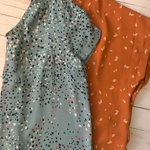 TWO Maurice’s Short Sleeves Blouses